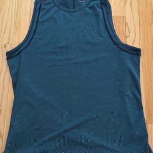 Men’s Rhone Tank Top Sz Large Mesh Green